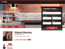 Tablet Screenshot of moreloshomes.com